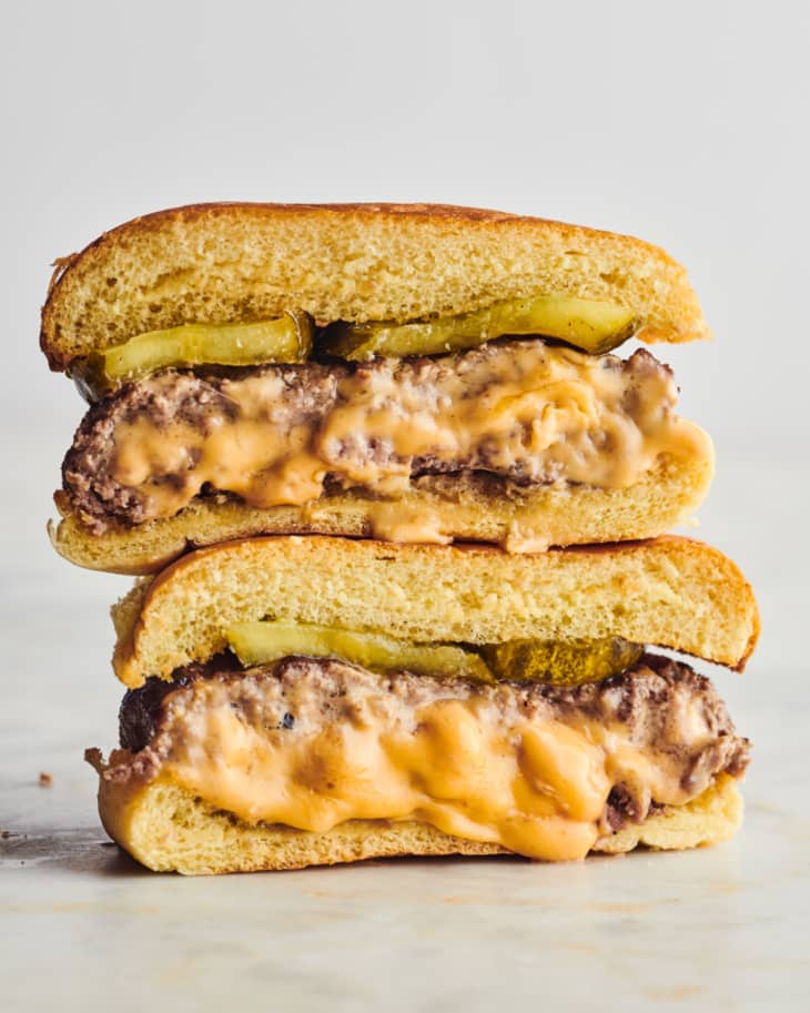 Juicy Lucy Burgers Recipe (Stuffed with American Cheese) Kitchn