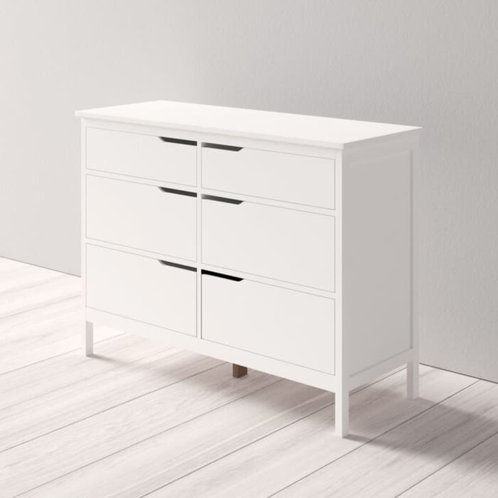 angel line lauren 6 drawer double dresser white Leora Double Dresser in White, 67.25"w x 19.25"d x 37"h by ETHAN ALLEN