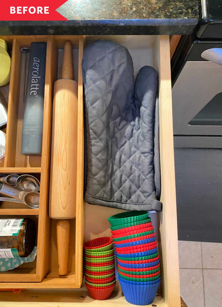 Oven Mitts and Pot Holders Need a Home In Your Kitchen—Here's How