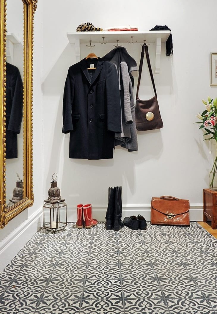 Small Space Living The 5 Rules to Always Organized Wall Hooks Apartment Therapy