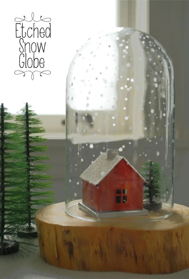DIY Snow Globe - at home with Ashley
