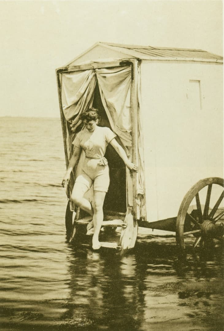 History of the Bathing Machine Photos & Facts Apartment Therapy