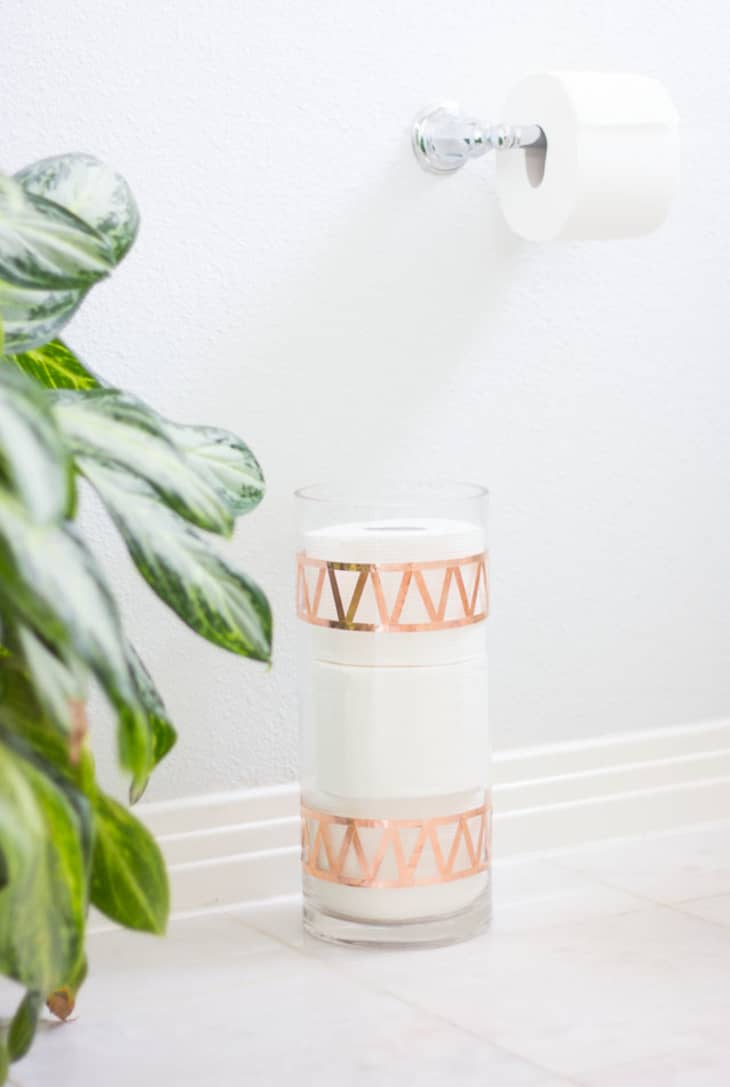 Paper towel and toilet paper storage outlet