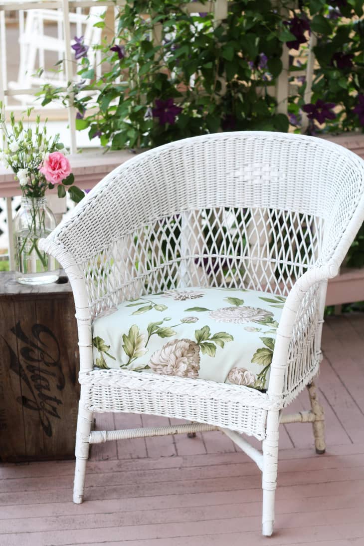 Simple Chair Cushion Covers with Chair Ties (Pinterest Challenge) 