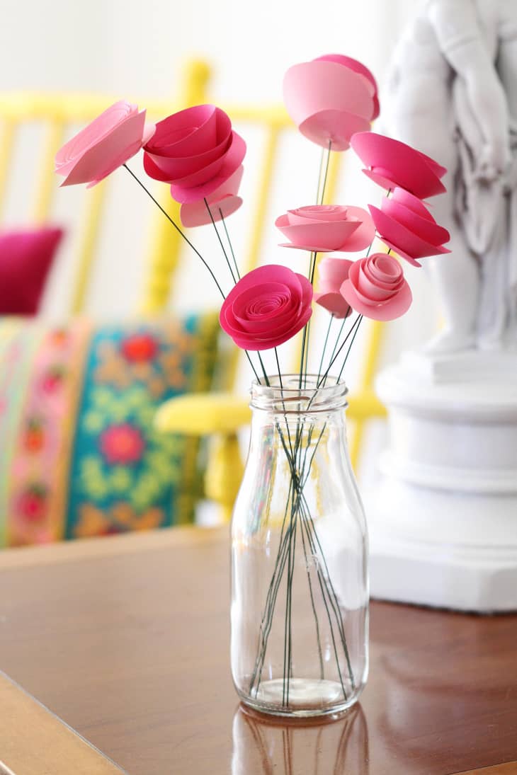 Easy DIY Paper Flowers Tutorial - DIY Inspired