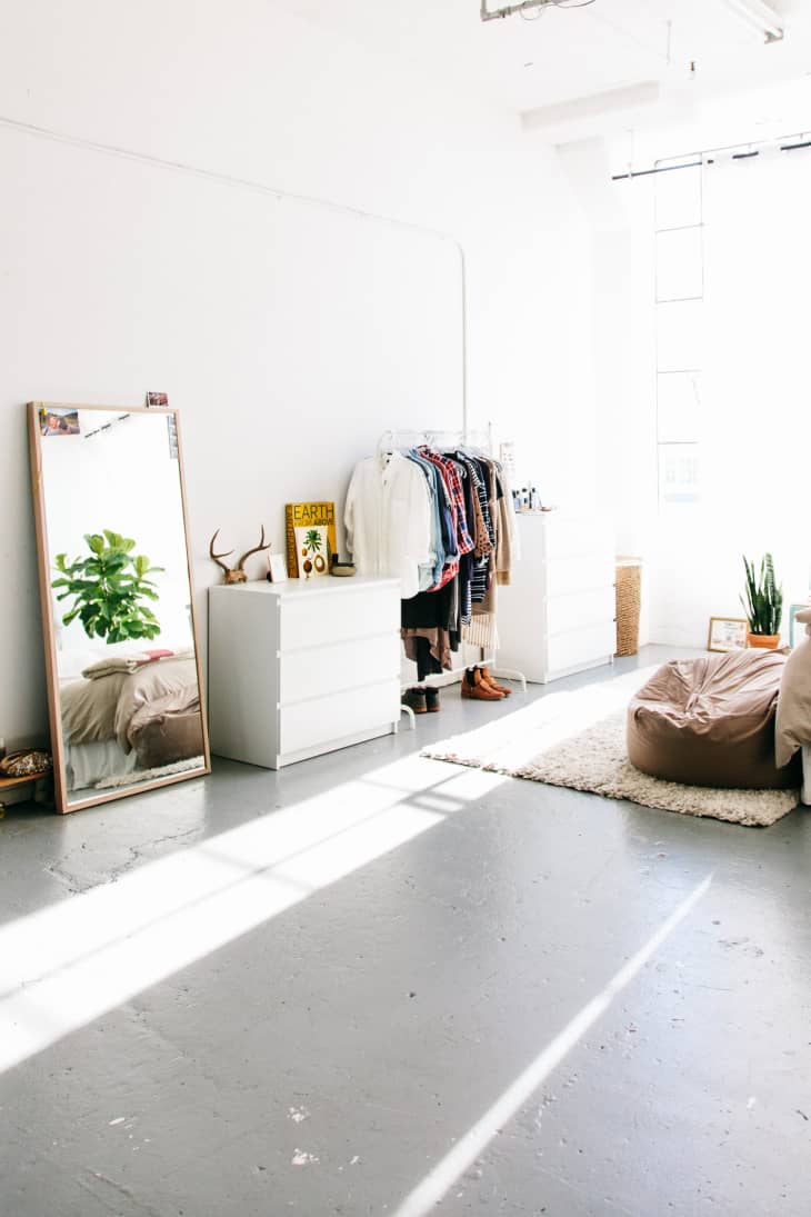 Real Small-Space Closet Solutions: How To Hang Your Clothes Out in the Open  Without it Looking Like a Mess