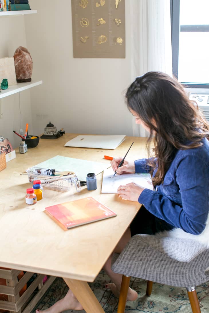 Women's home office ideas on a budget - Chalking Up Success!