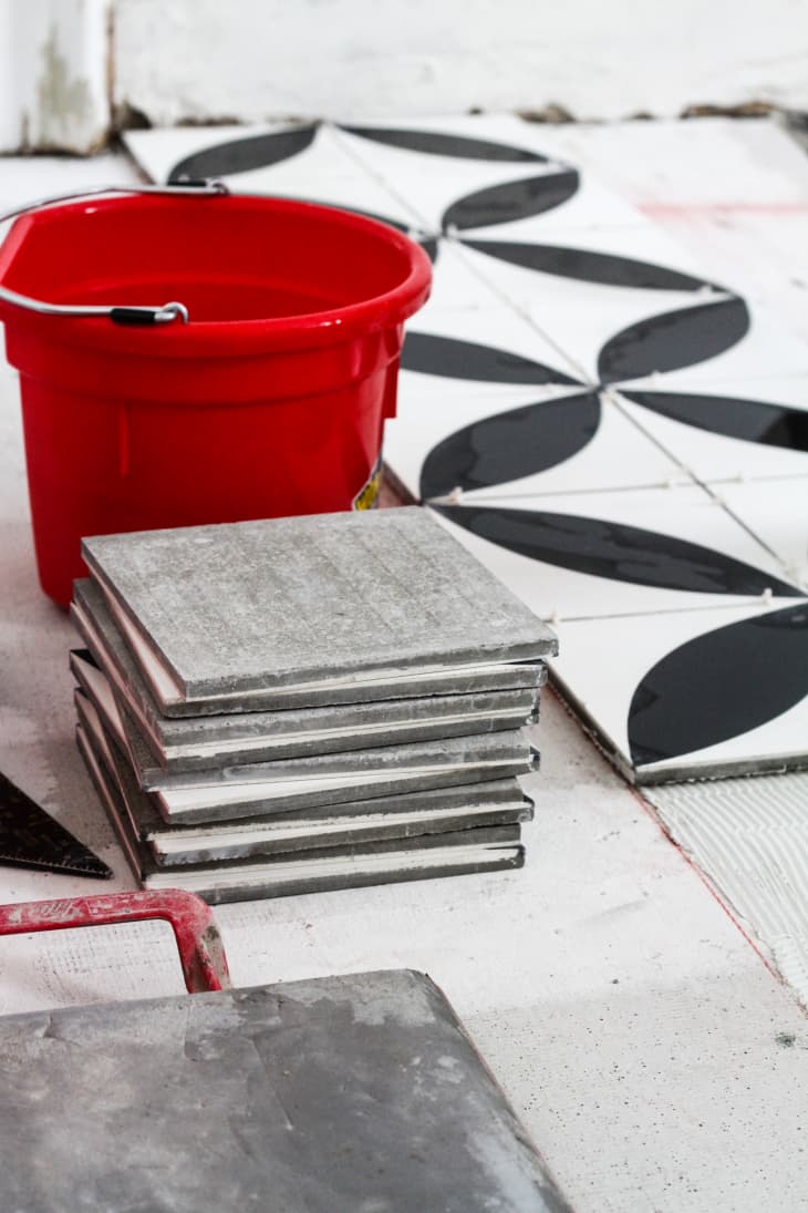 How to Tile a Bathroom Floor Apartment Therapy