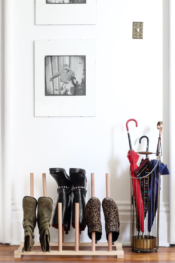 How to Make a DIY Shoe Rack Apartment Therapy