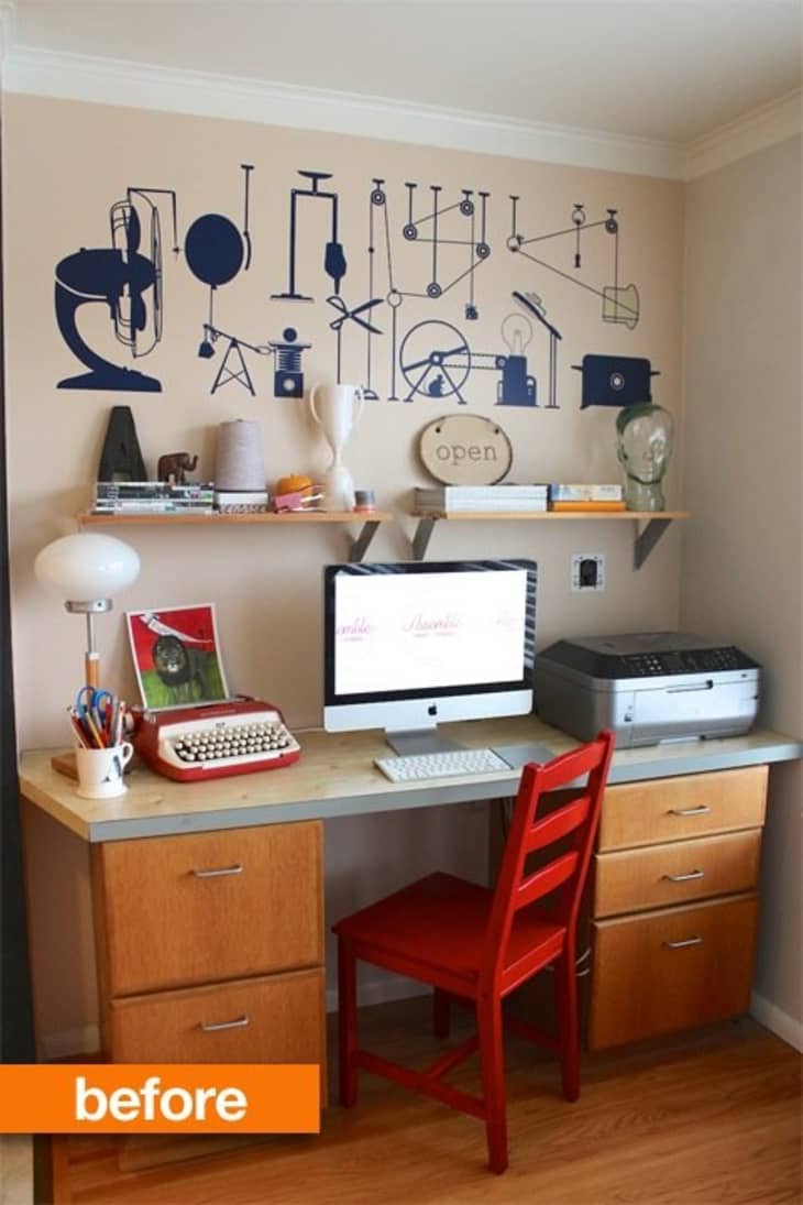 Small reading store desk