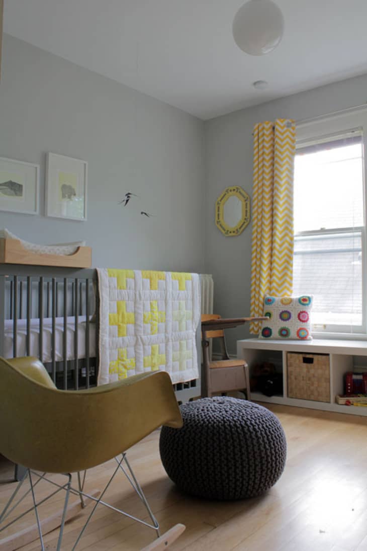 Light gray nursery furniture shop