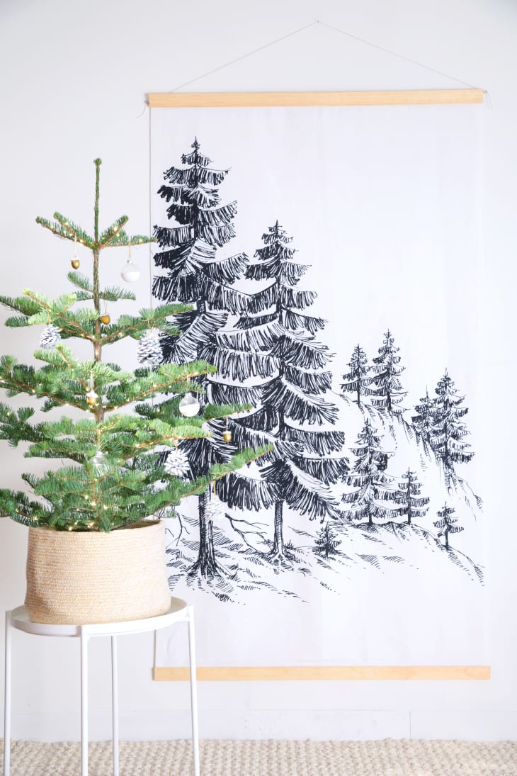 Christmas fabric sales wall hangings