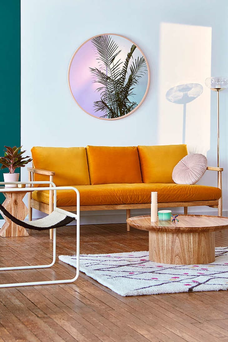 Urban outfitters 2024 velvet couch