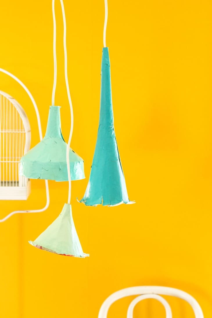 How To Make Paper Mache Pendant Lights Apartment Therapy