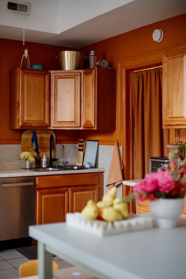 How to Transform Dated Kitchen Cabinets Without Paint | Apartment Therapy