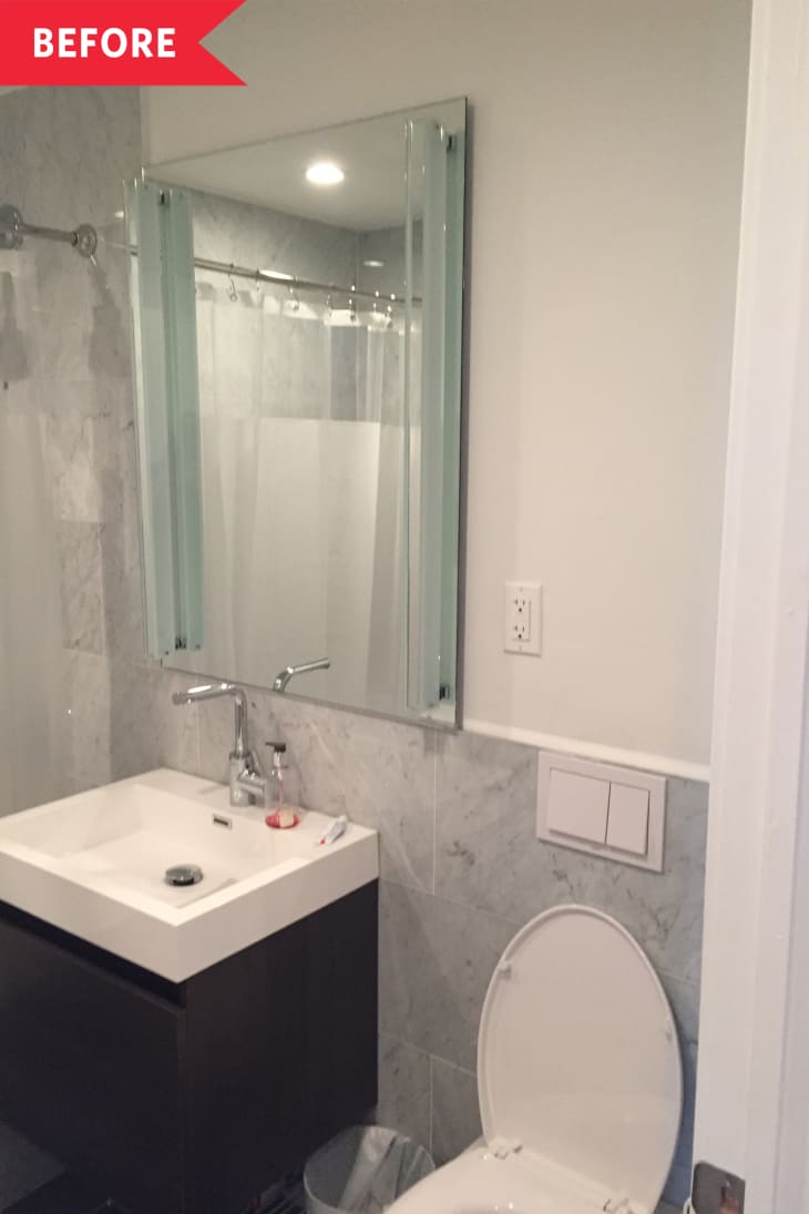 before photo of project bathroom