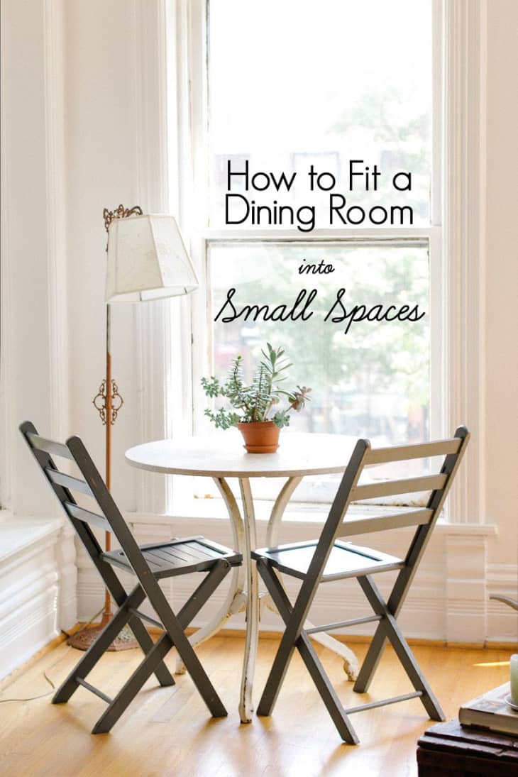 How To Fit a Dining Room Into Small Spaces   Apartment Therapy