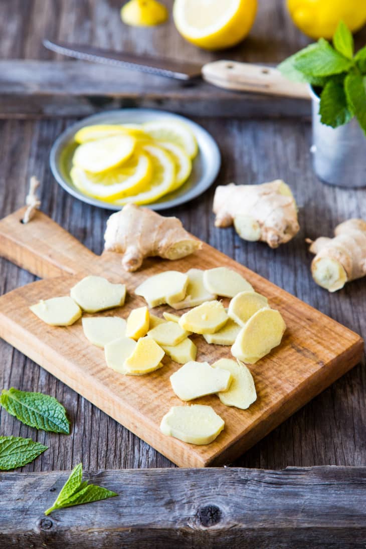 Recipe Iced Green Tea with Mint & Ginger The Kitchn
