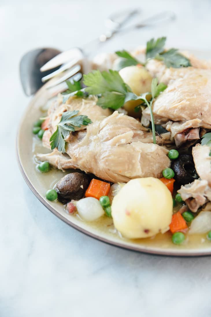 Recipe Jaques Pépin’s Chicken Jardinière The Kitchn