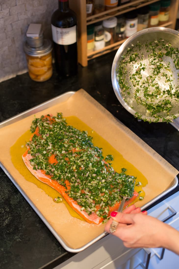 Recipe: Foolproof Salmon Baked with Olive Oil & Herbs | The Kitchn