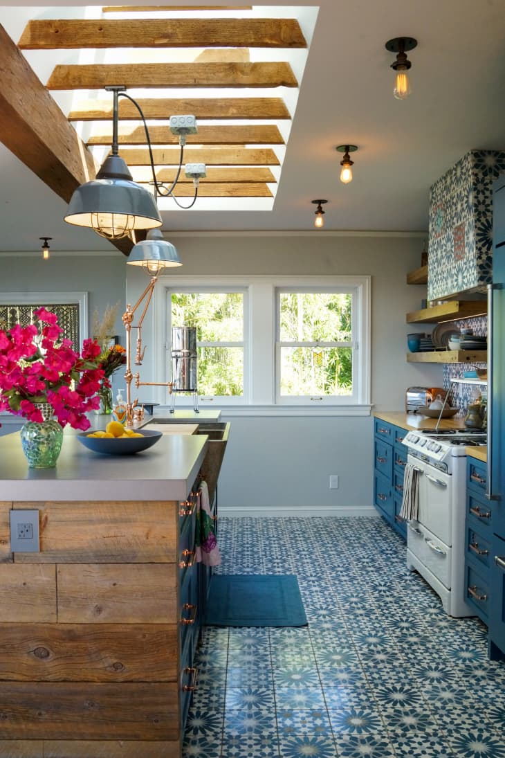 Casa con color en la cocina