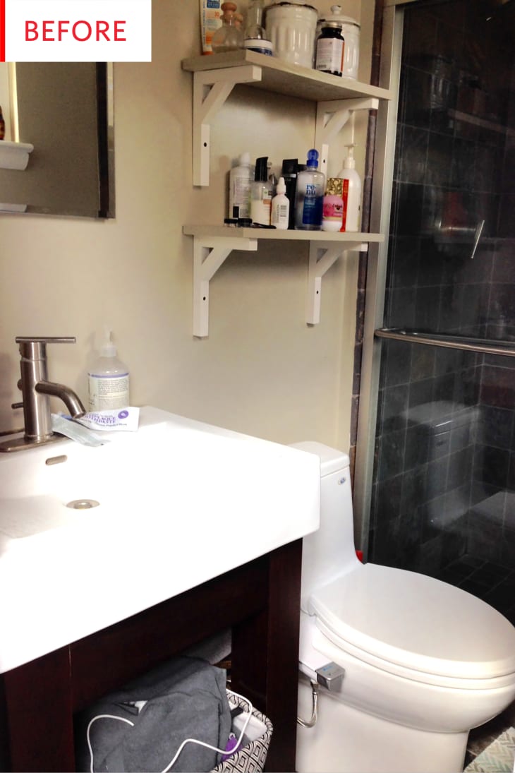 Fun Yellow Bathroom Paint Job Before After Photos Apartment Therapy