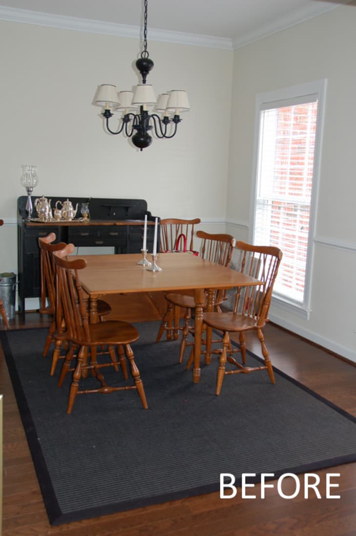 Before & After A Dining Room Goes from Bland to Grand Apartment Therapy