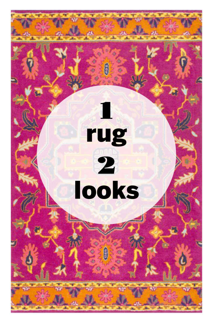 Living Room Style One Rug, Two Looks Apartment Therapy