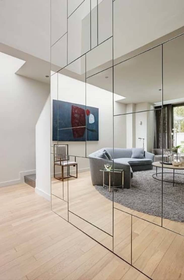 Making Mirrored Walls Modern Seven Ideas to Steal Apartment Therapy