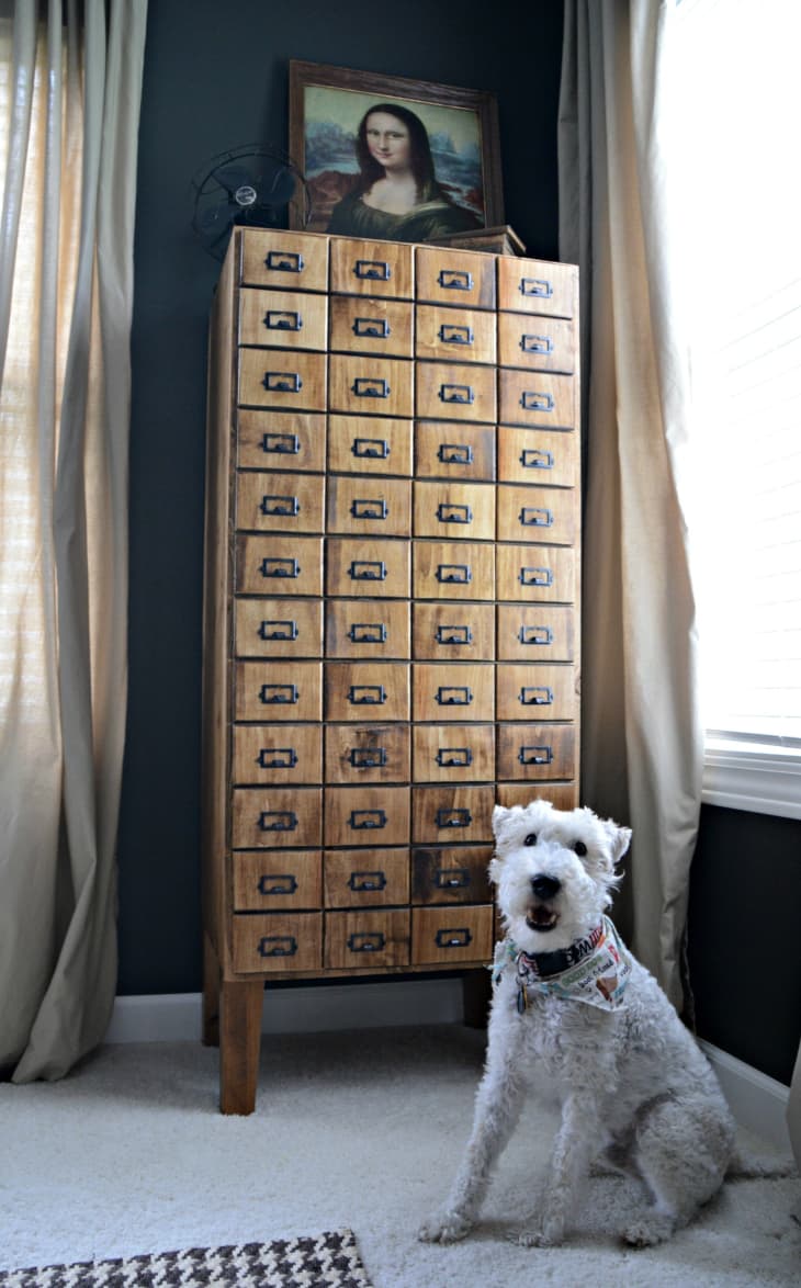 DIY Faux Card Catalog Apartment Therapy