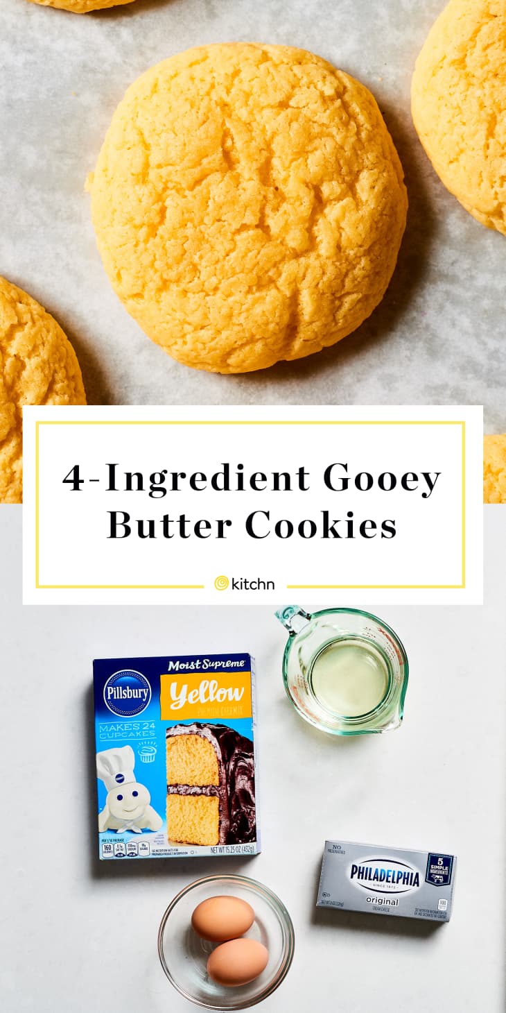 Gooey Butter Cookies Cake Mix Recipe The Kitchn