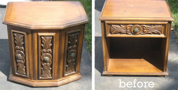 Before & After: Making Over Nightstands for Mom and Dad | Apartment Therapy