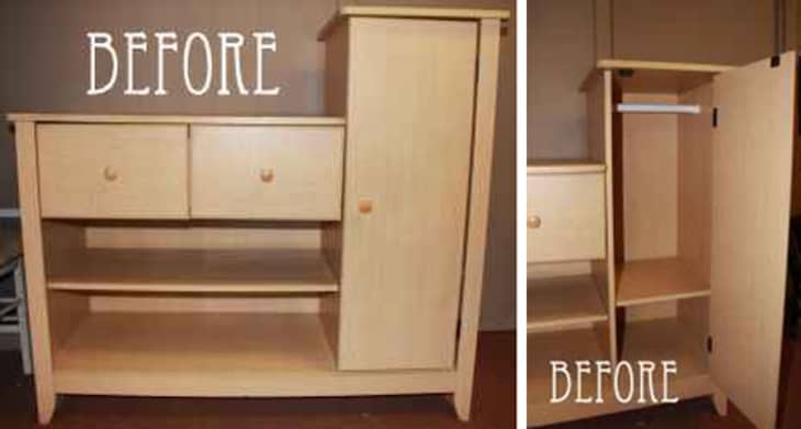 Repurpose changing table with drawers on sale
