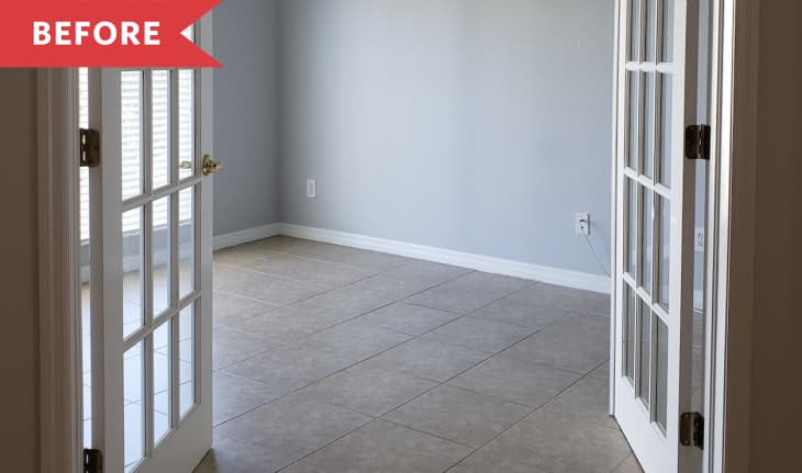 Green Home Office Redo - Before and After Photos | Apartment ...
