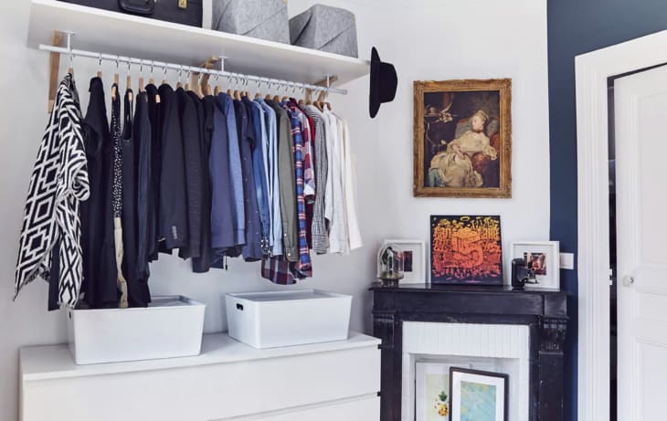 Hanging clothes hotsell organiser for wardrobes
