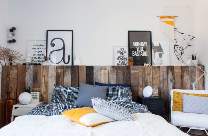 Reclaimed headboard top