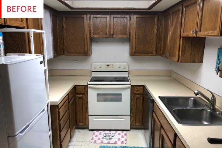 Budget DIY Kitchen Remodel - Before After Photos | Apartment Therapy