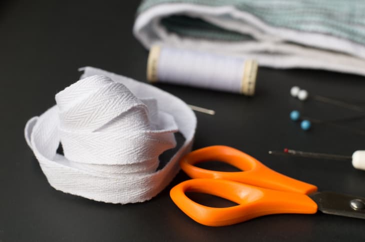 How To Add Loops to Dishtowels for Hanging | The Kitchn