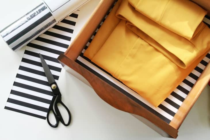 Easy DIY Drawer Liners - Small Stuff Counts