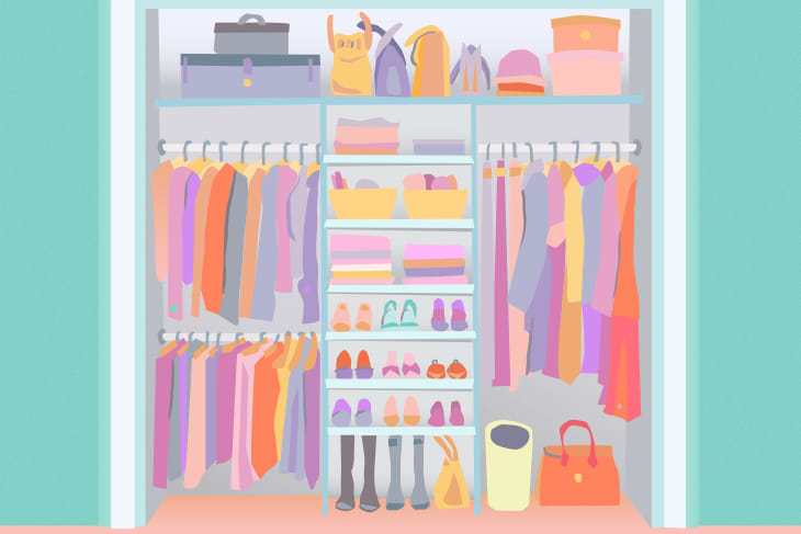 Closet Organizer and Storage for Sweaters, Towels, Hoodies, Sheets