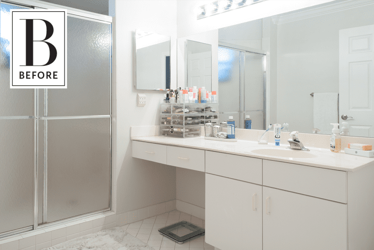 How to Refresh a Boring Rental Bathroom