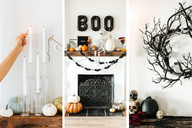 Halloween Decorating Ideas for the Mantel | Apartment Therapy