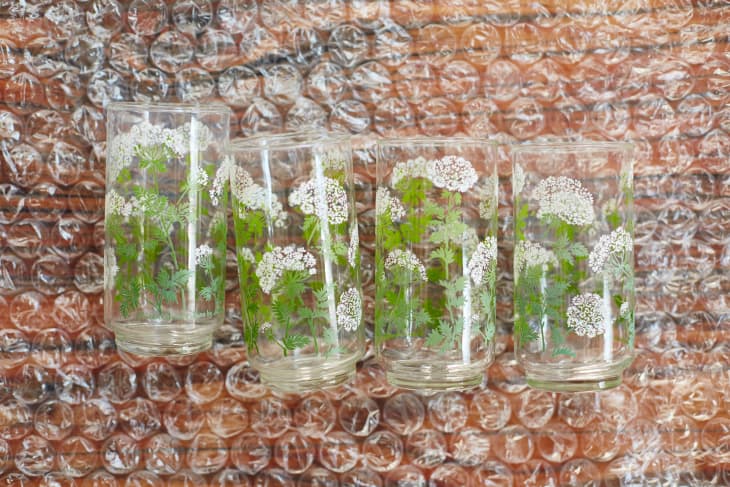 Storied Home, Bubble Drinking Glass, Set of 4