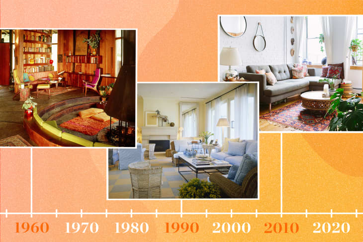 The Most Memorable Living Room Design Trends From the Past 50+ Years | Apartment Therapy