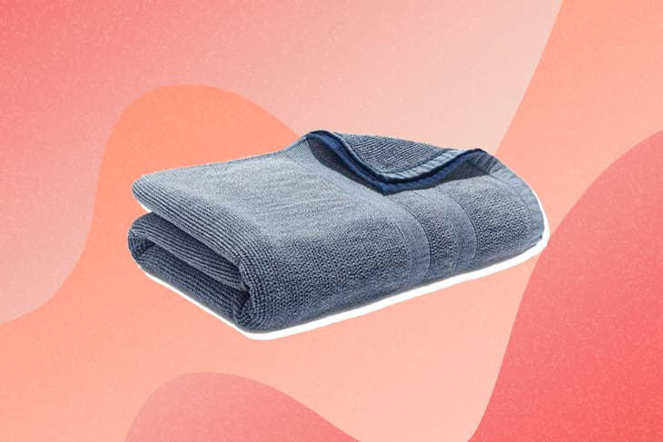 blue towel from Riley Home