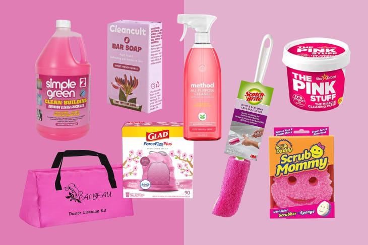 8 Pink Cleaning Products That Add a Pop of Color