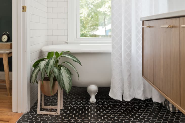 The Versatile Stone Bath Mat That Doubles As A Dish Drying Spot