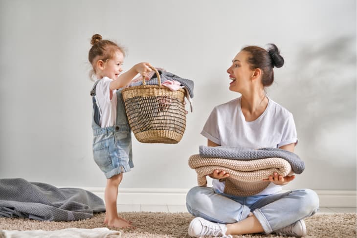 Project Organize Your ENTIRE Life Quick Tip: Baskets! - Modern Parents  Messy Kids