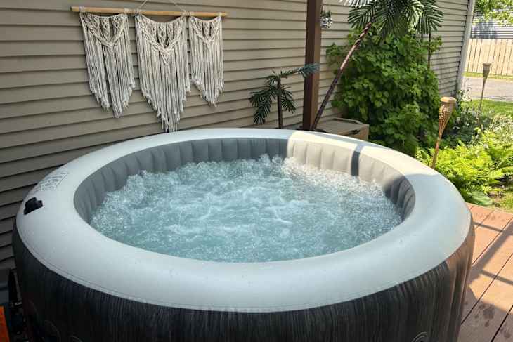 Greywood Deluxe Intex Inflatable Tub INTEX PureSpa Deluxe