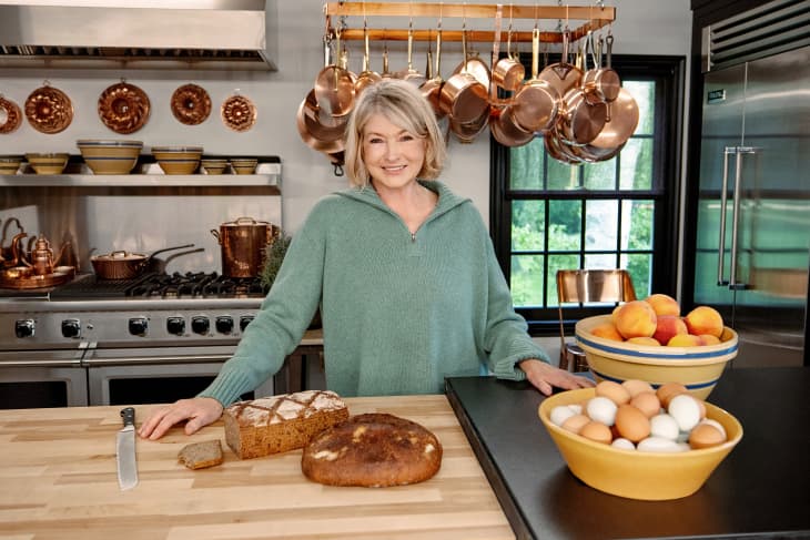 Martha Stewart's Thanksgiving at her farmhouse: Martha in her kitchen